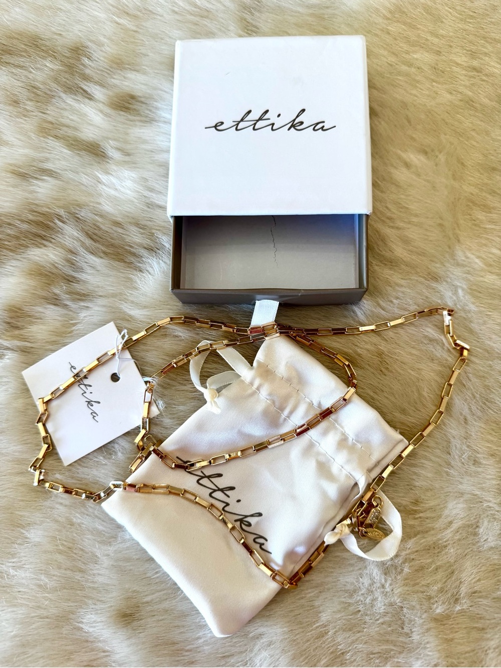 NIB ettika goldtone All Day Belt / belly chain